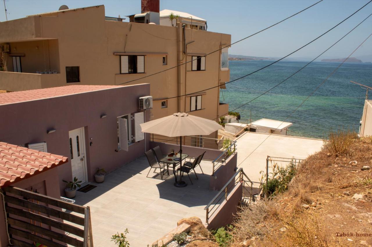Tabak home Sea side apartment Chrissi Akti Chania Exterior foto